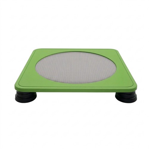 Square trampoline with round - square,