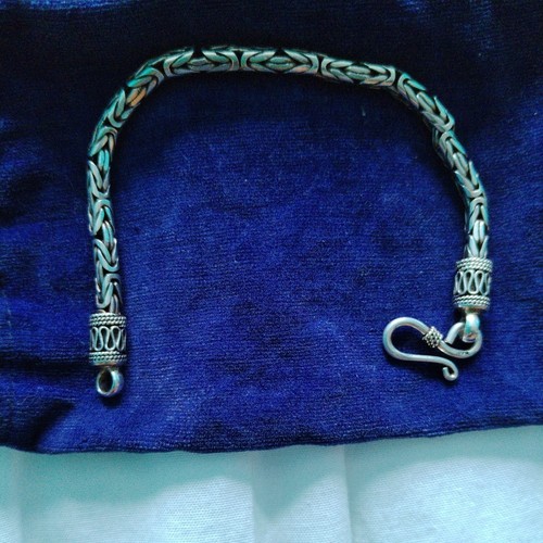 925 silver byzantine - silver, bracelet