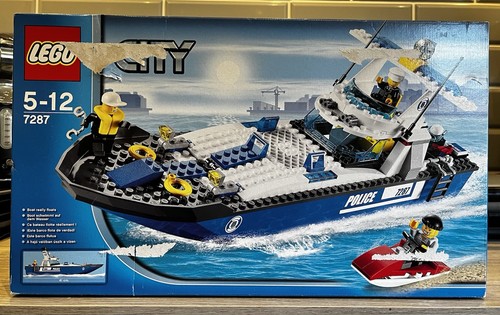 Lego city police boat - lego,