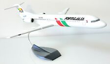 Fokker F-100 Portugalia Premium Corporate Fibreglass Collectors Model Scale 1:72