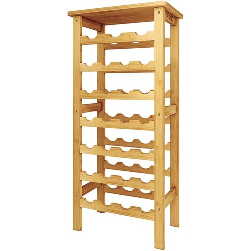 Tier bamboo wine rack holds - 7-tier,