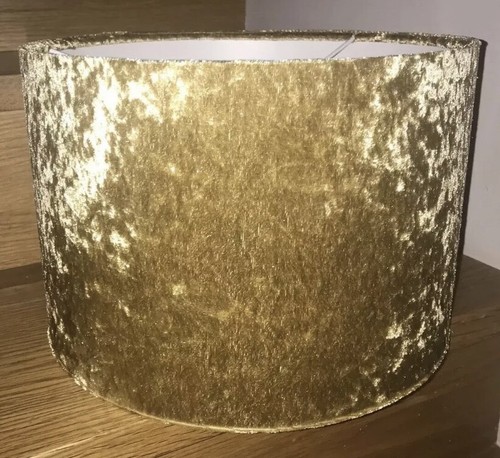 Handmade lampshade gold - in,