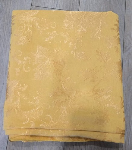 Vtg bright gold damask - bright,