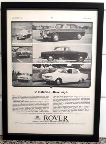 Framed original classic car - classic,