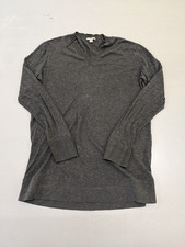 COS Grey Long Sleeve V Neck