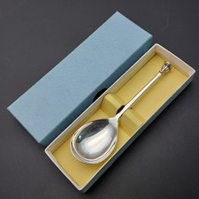 Heavy 32g Sterling Silver Seal Top Spoon - C.J. Vander 1995 -  Boxed