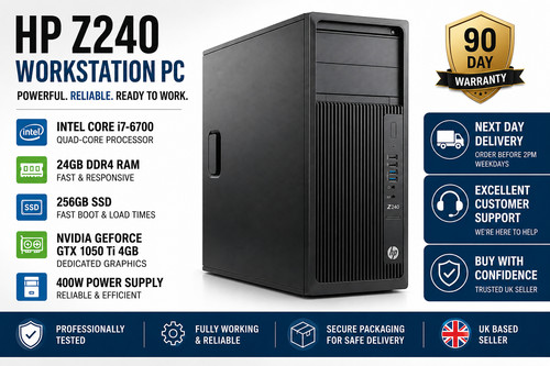 Z240 workstation i7 6700 - hp, i7-6700