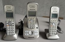 3 Panasonic KX TGA421 Cordless