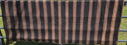 Antique primitive brown wool - primitive,