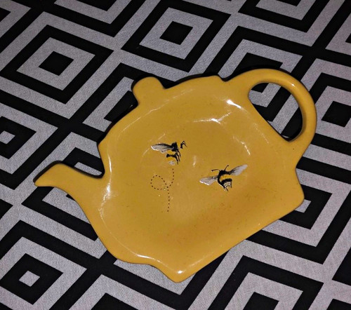Ceramic bee spoon - bee,