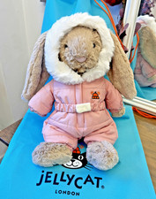 🐰 Jellycat Bashful Bunny *Snow Suit* BNWT 💖 Rare Winter 2025 Edition ❄️ UK ✅ 