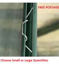 GREENHOUSE Glass & Glazing  W Spring Clips  Wire Glasshouse - CHOOSE QUANTITY