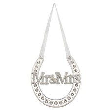 Mr & Mrs Wedding Day horseshoe