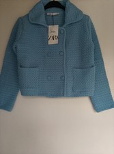 Zara Blue Double-Breasted