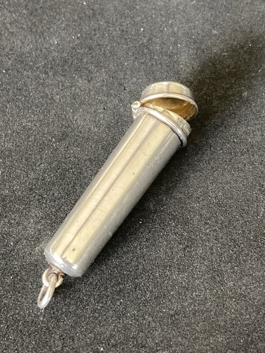 Antique 1901 silver cheroot - antique,