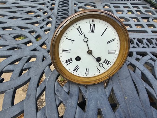 Antique french day clock - 8,