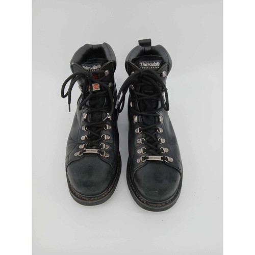 Leather motorcycle boots