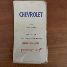 1963 Chevrolet Cars & Light