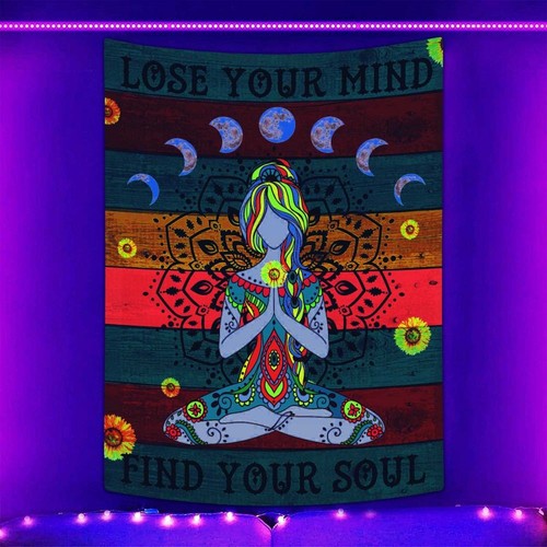 Blacklight aura wall art - aura,