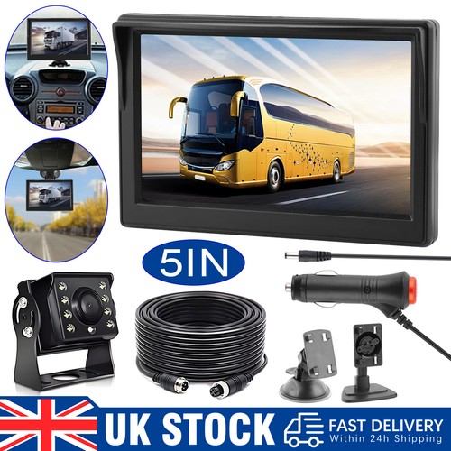 Rear view monitor caravan - rear,