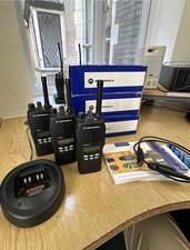 Motorola GP360 UHF 4W 2-Way Professional Radio Set of 3