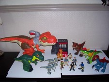Fisher Price Imaginext Dinosaur Job Lot included  XL  T.rex  & figures in vgc