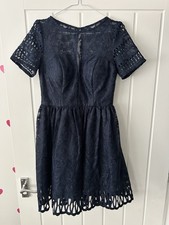 Chi Chi London navy lace dress