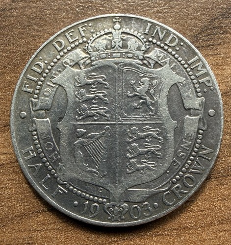 1903 half crown - half,