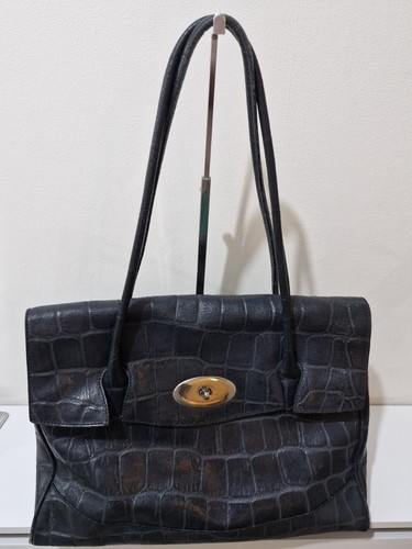 Russell bromley black croc - &,