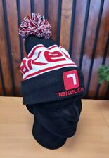 NEW Takeuchi Logo Bobble Beanie Hat
