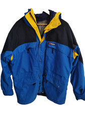 Vintage Berghaus Mera Peak Goretex Jacket Men Size XL Extra Large 54" Chest Blue