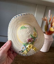 Vintage Solian Ware 1940/50s Bonnet Wall Vase