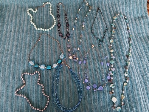 Bundle beaded necklaces - of, 9