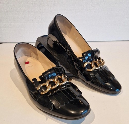 Hogl black patent leather - hogl,