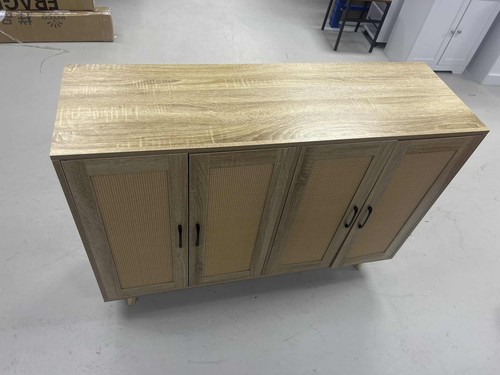 Door storage cabinet wooden - 4-door,