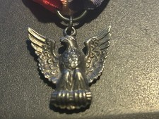 BOY SCOUT MEDAL STERLING EAGLE
