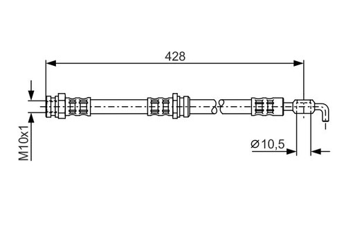 New brake hose - brake,