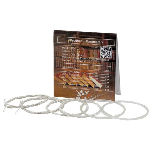 Clear nylon silver plated - silver,