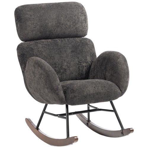 Upholstered rocking chair - rocking,