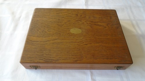 Oak cutlery box - oak,