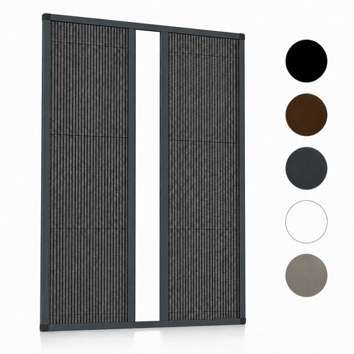 Double door sliding - door, screen