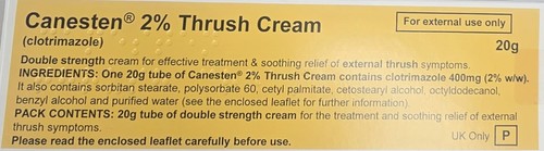 Canesten thrush cream 20g - thrush,