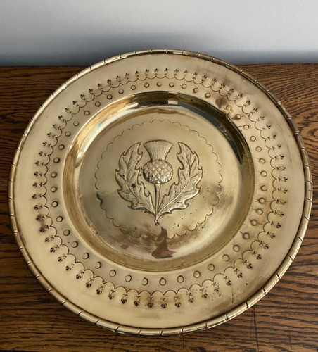 Antique large scottish thistle - large,