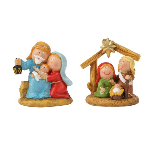 Nativity scene set figures - scene,