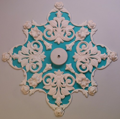 Ceiling rose design - rose/design,, plaster