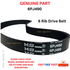Genuine MS 6PJ490 Drive Belt