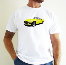 MGB ROADSTER CAR ART T-SHIRT. PERSONALISE IT! 