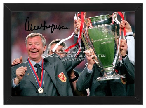 Alex ferguson signed photo - alex,