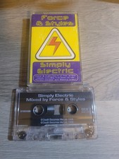 Rare Force And Styles Simply Electric Cassette Tape Mix Of 14 Of There Tracks
