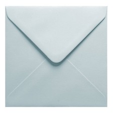 Colorplan Cool Blue 135gsm Envelope. 155mm x 155mm. Gummed Diamond Flap.